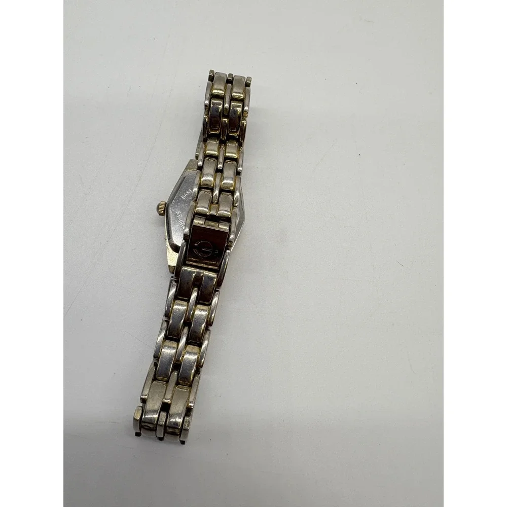 Elgin II Women's Hexagonal Crystal Bezel Mother of Pearl Dial‎ Watch